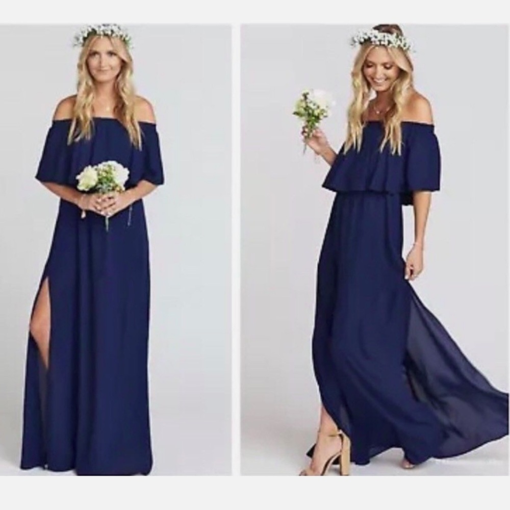 SALE!! Show Me Your Mumu navy maxi dress